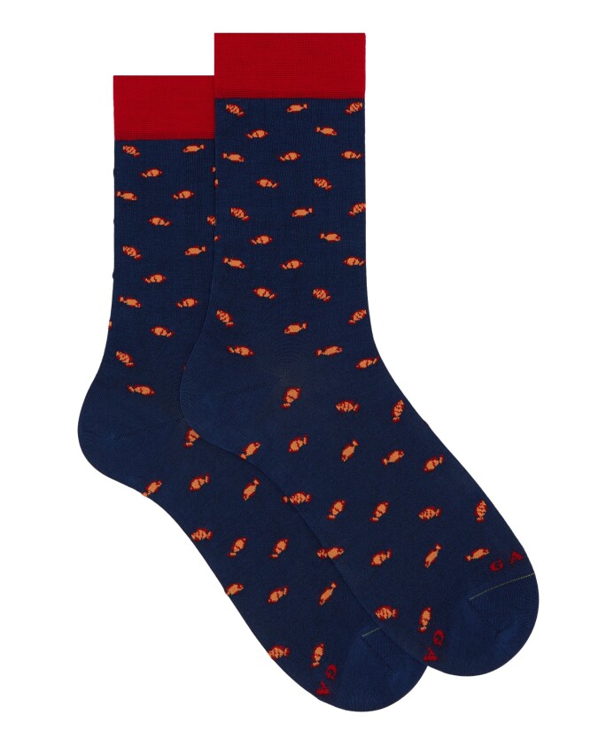 chaussettes-courtes-en-coton-pour-hommes-avec-motif-de-poisson-bicolore-bleu