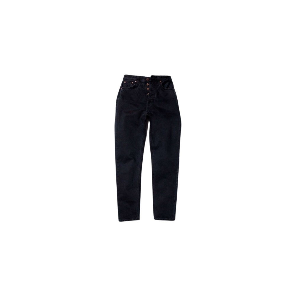 Jeans Negros de Algod n Org nico Nudie Jeans Mujer Miinto