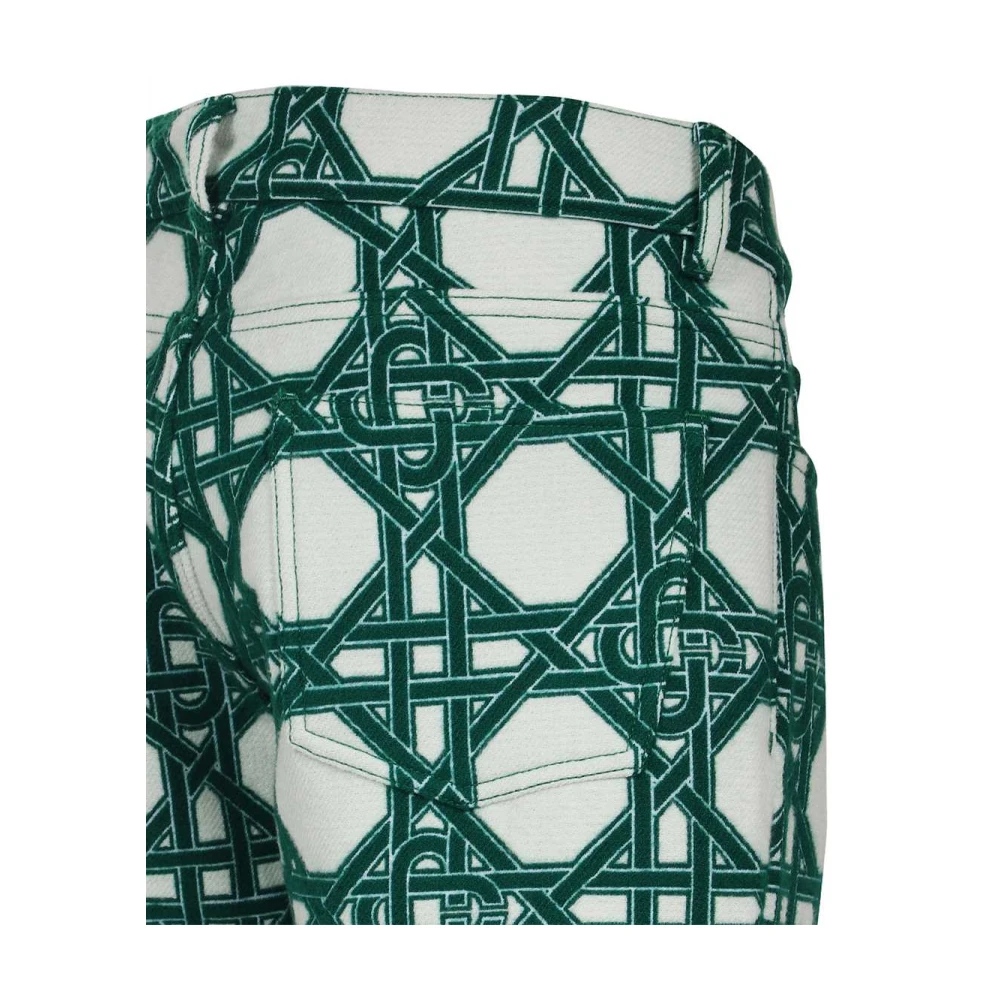 Casablanca Wollen Broek met Monogramprint Multicolor Heren