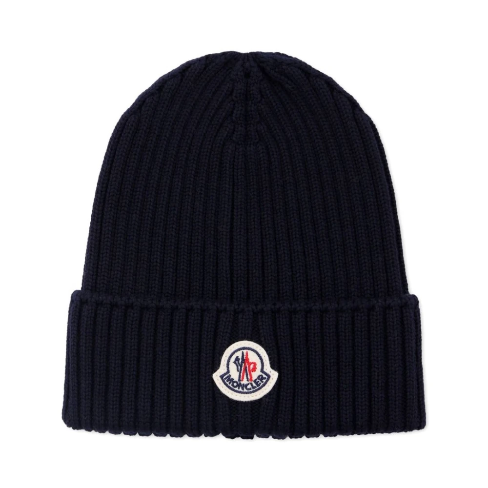 Moncler Boys Blue Winter Hats For Men Medium