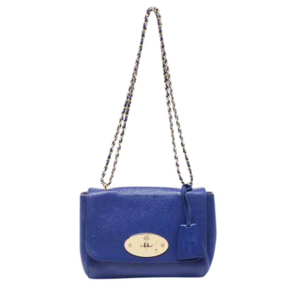 Mulberry Pre-owned Leather shoulder-bags Blue Dames