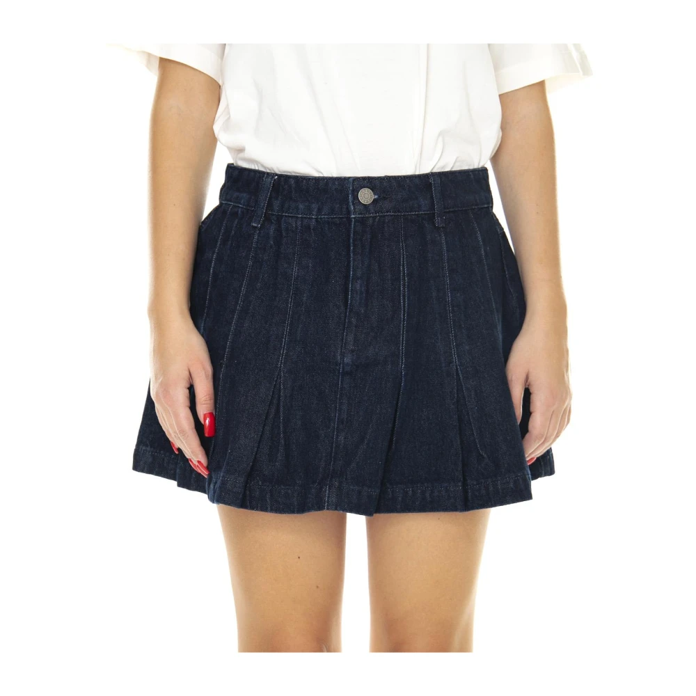 Guess Vrouw Blauw Rokken Dames, W26, Denim, Mini Denim Rok