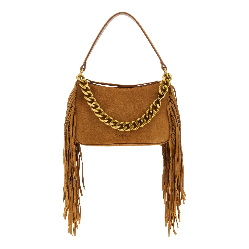 Twinset Liliane Medium Shoulder Bag - Female - Shoulder Bags - Brown - One Size - Bags
