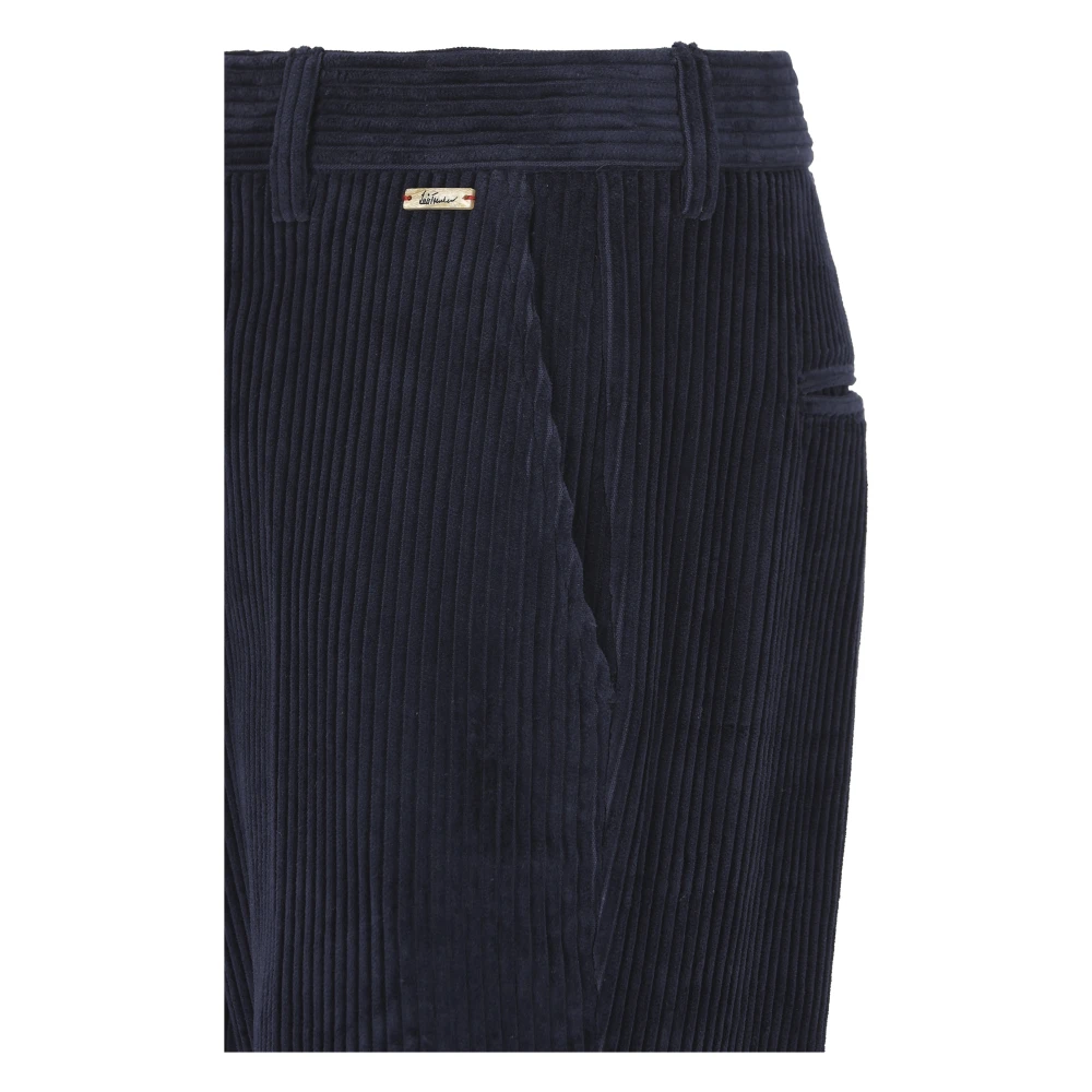 Luis Trenker Corduroy Broek Blue Heren