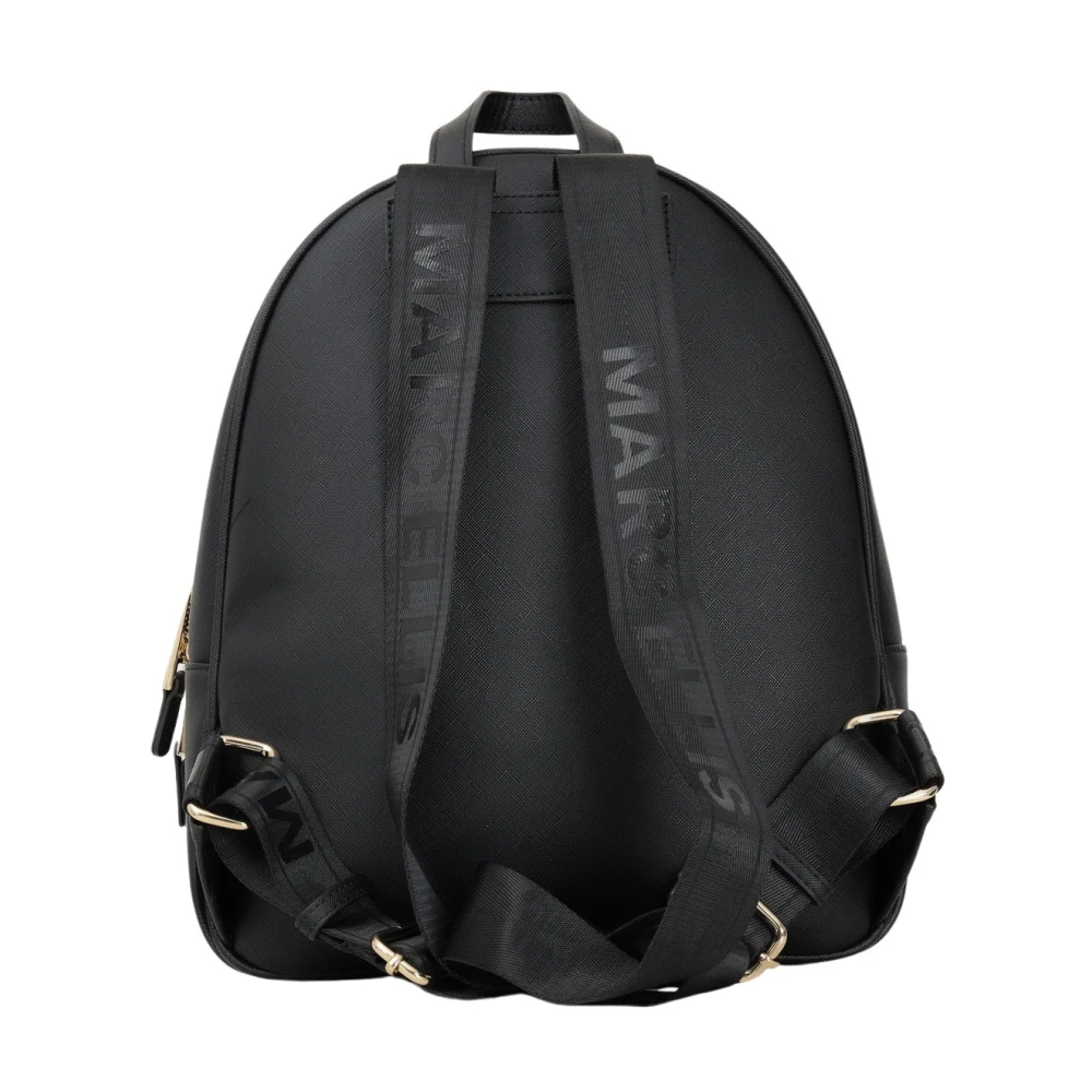 Marc Ellis Zwarte Compacte Functionele Rugzak Morgan Black Dames
