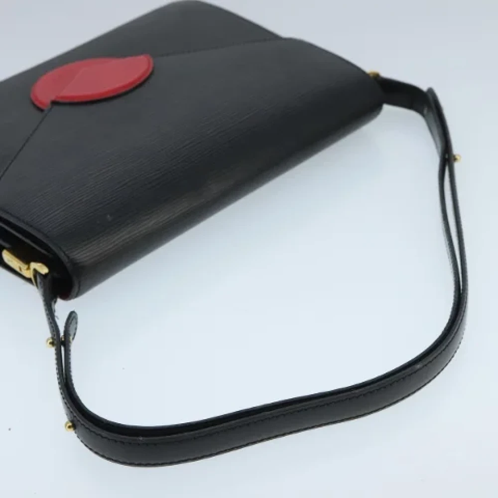 Louis Vuitton Vintage Pre-owned Leather shoulder-bags Black Dames