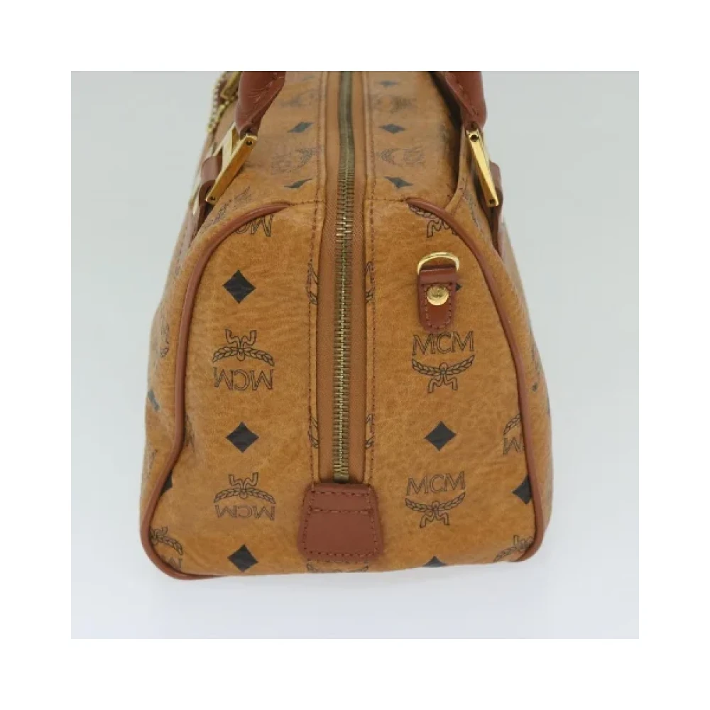 MCM Pre-owned Plastic handbags Brown Dames