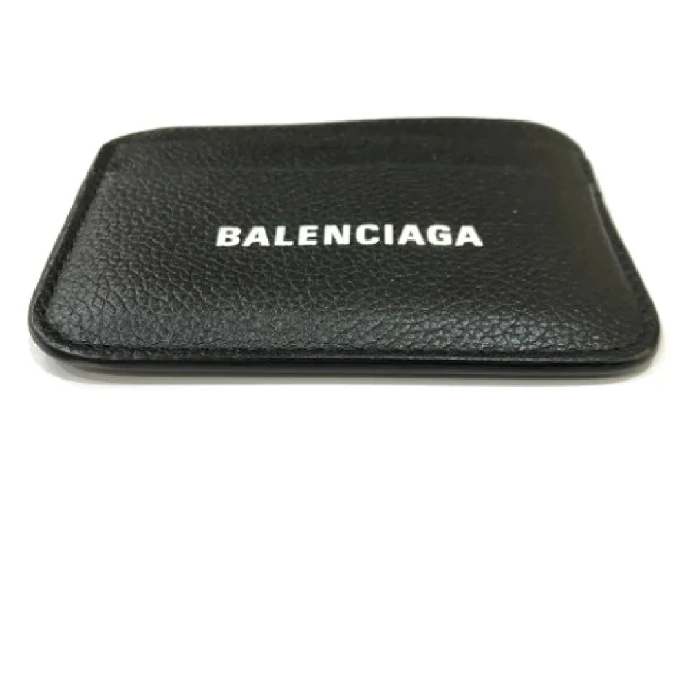 Balenciaga Vintage Pre-owned Leather wallets Black Dames
