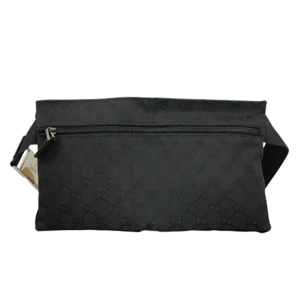 Gucci Vintage Pre-owned Canvas gucci-bags Black Dames