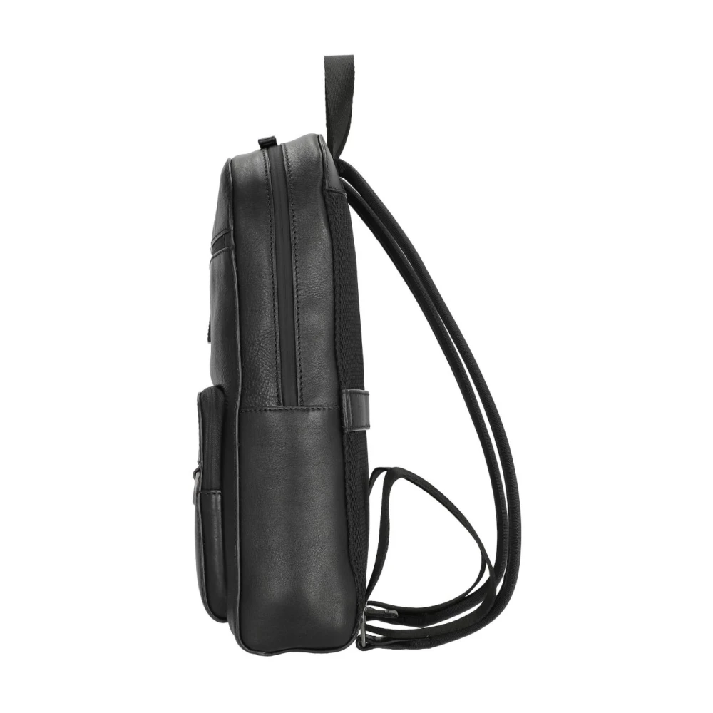 The Bridge Laptop Rugzak Damiano Black Heren