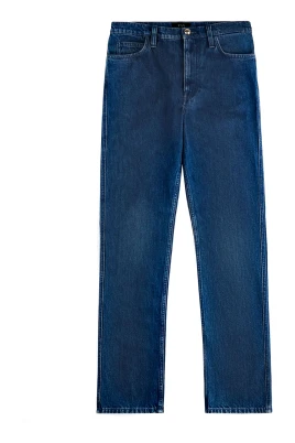 Stentvättad Denim Cigarette Jeans