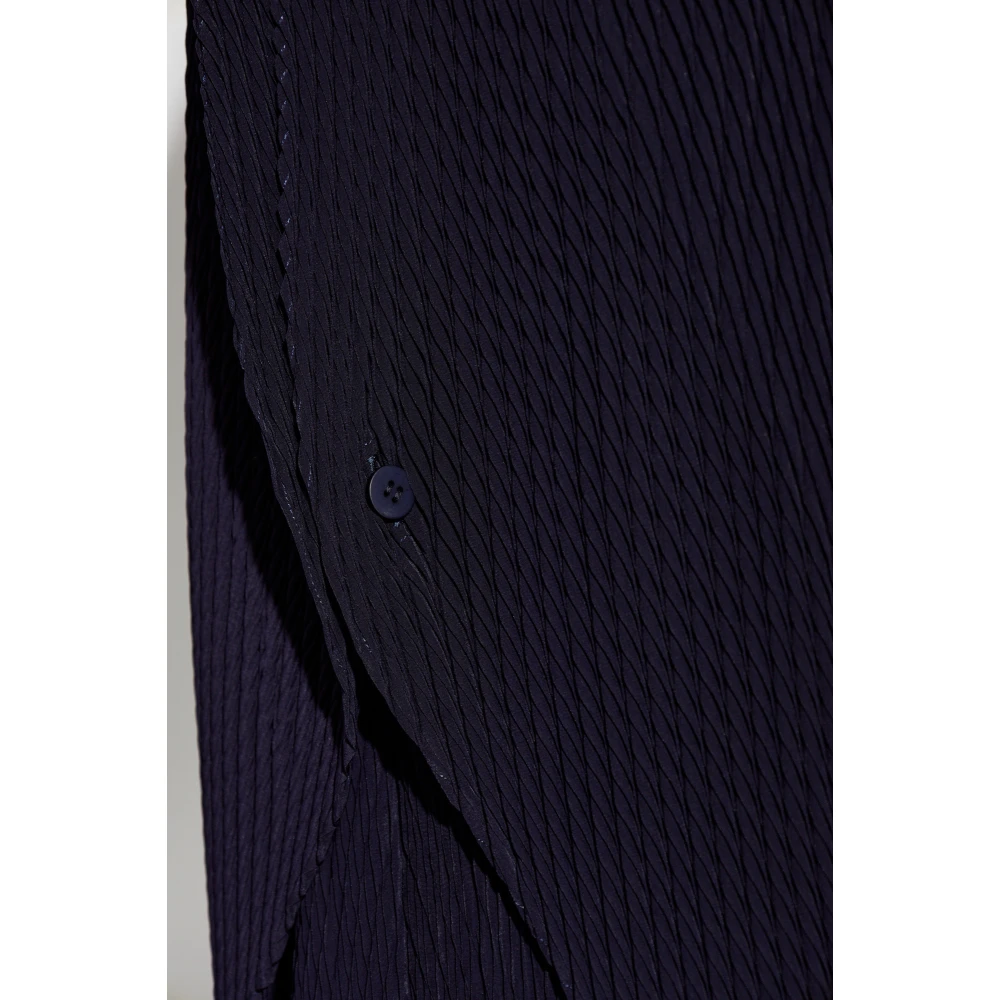 Issey Miyake Geplooide broek Blue Dames