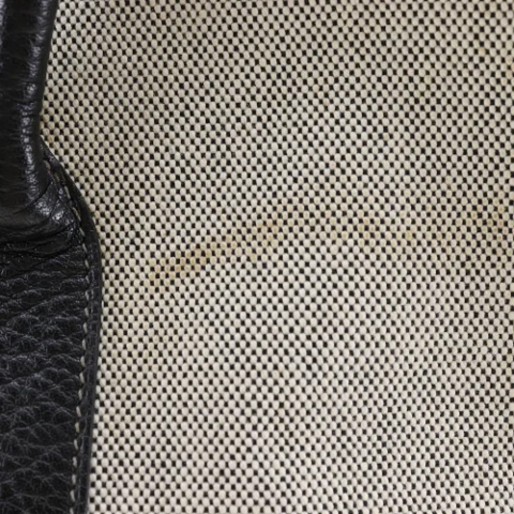 Hermès Vintage Pre-owned Canvas totes Gray Dames