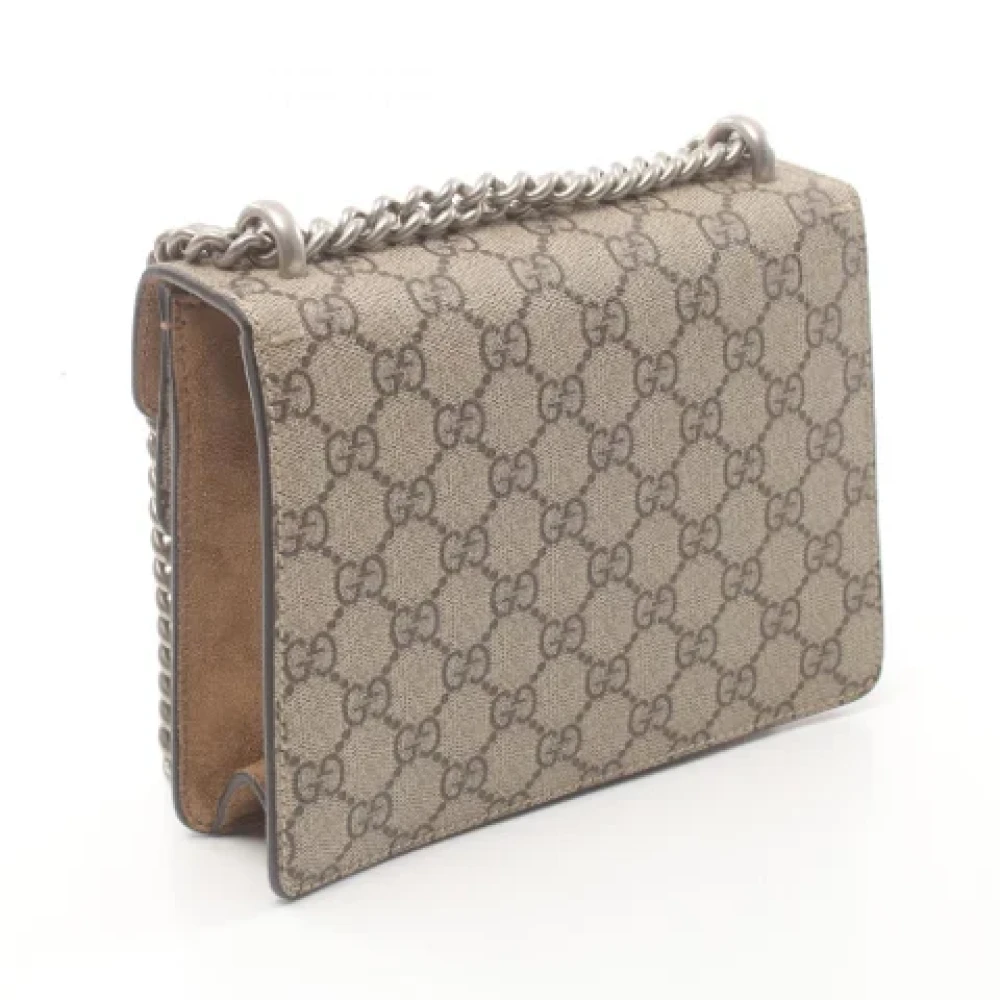 Gucci Vintage Pre-owned Plastic gucci-bags Beige Dames