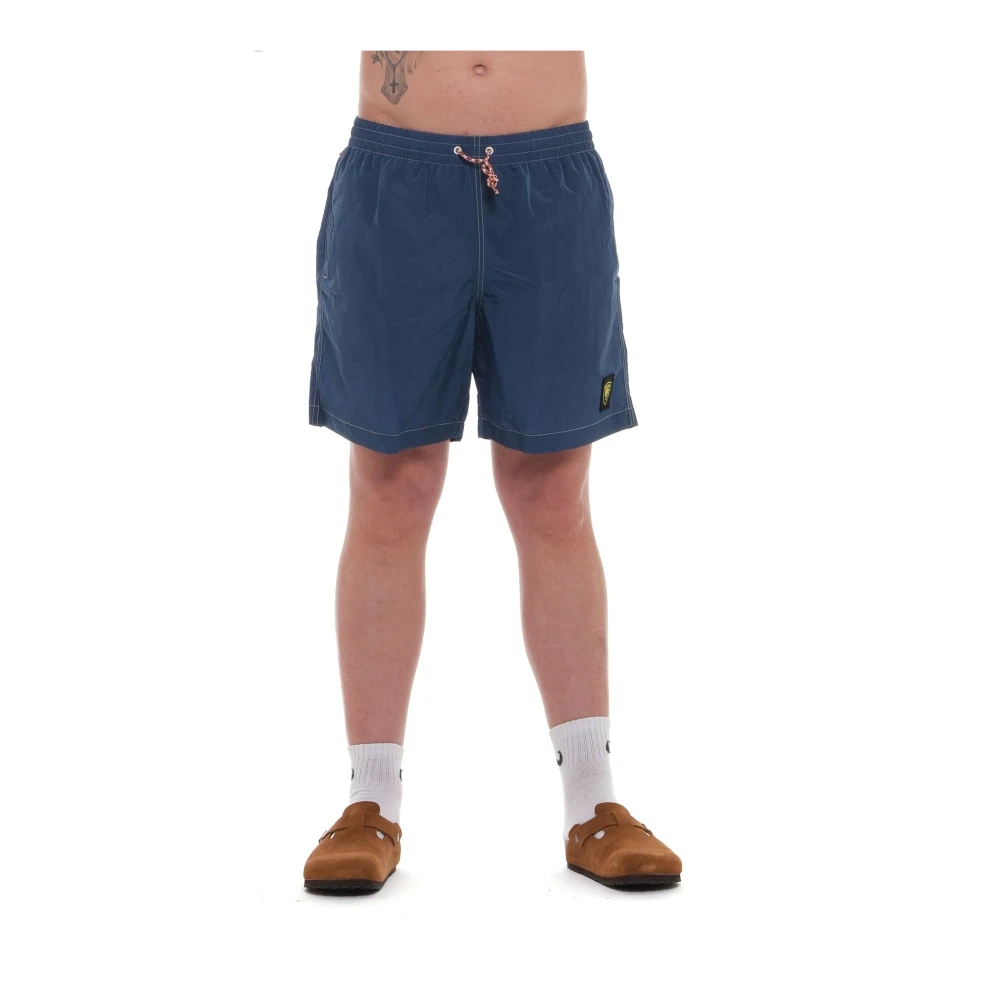 Blauer Stijlvolle zwemkleding voor mannen Blue Heren
