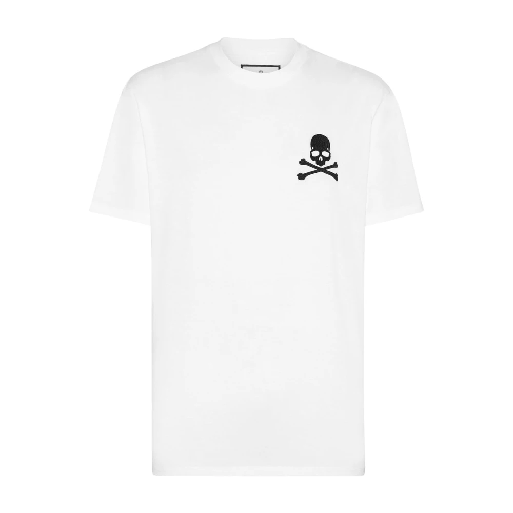 Philipp Plein Snygg T-shirt med Fadcmtk7410Pjy002N01 Design White, Herr