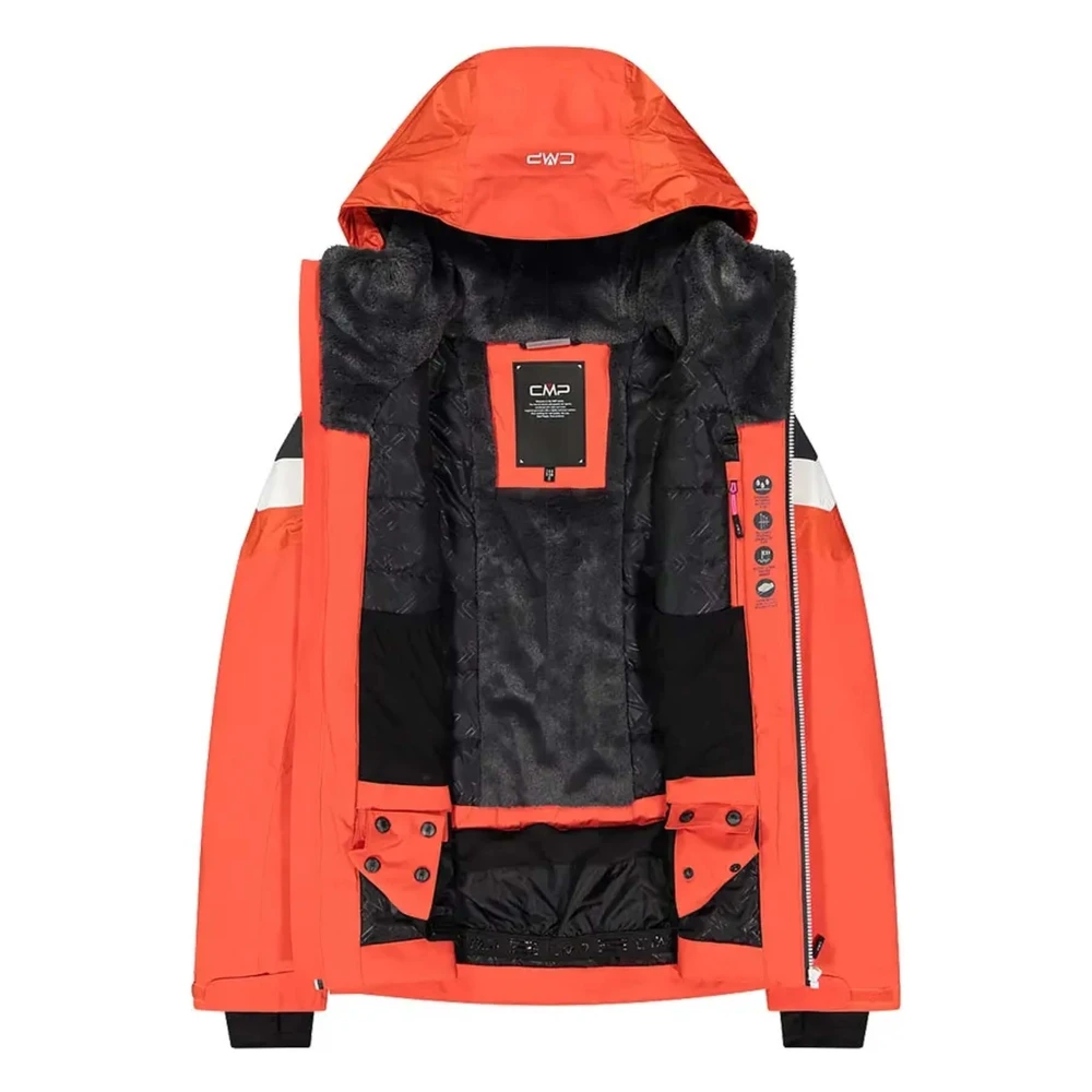 CMP FIX Hood Jas Red Dames