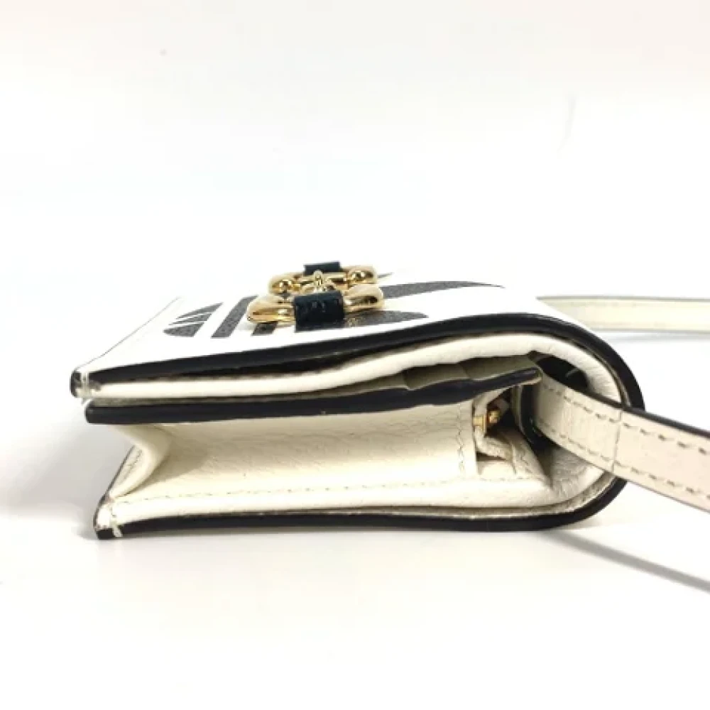 Gucci Vintage Pre-owned Leather wallets White Dames
