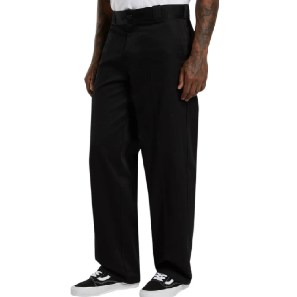 Dickies Men's Black Straight Trousers - Straight Trousers - W28 - Trousers
