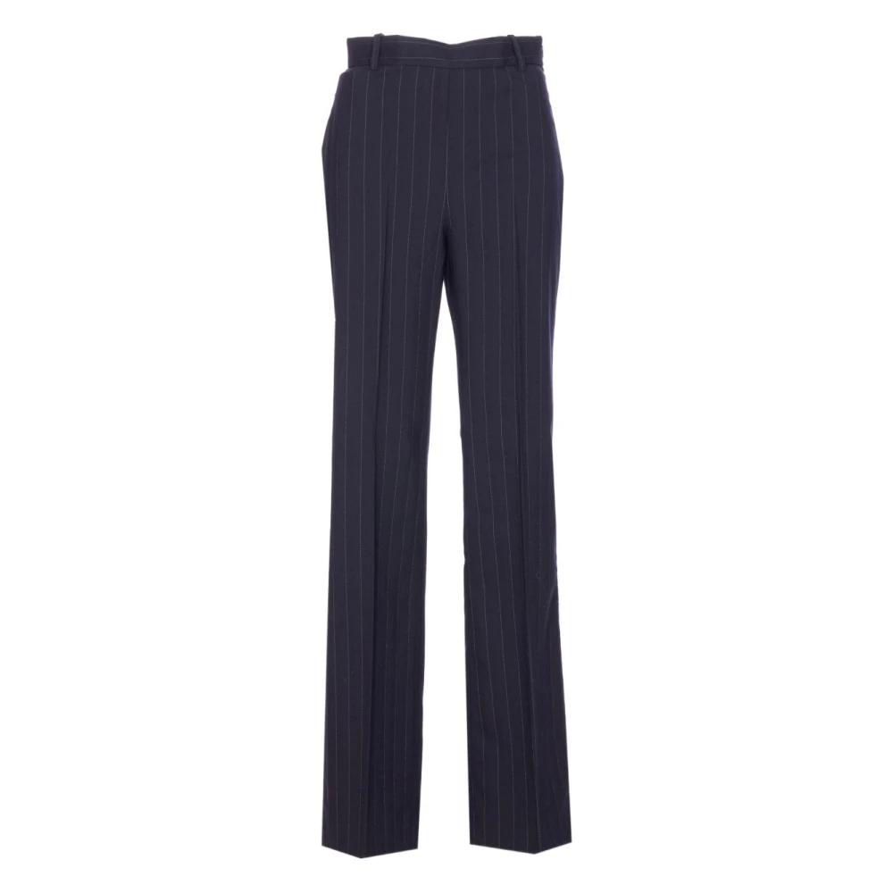 Pinko , Wide Trousers, Female, Blue, L, Blue And White Trousers Aw25