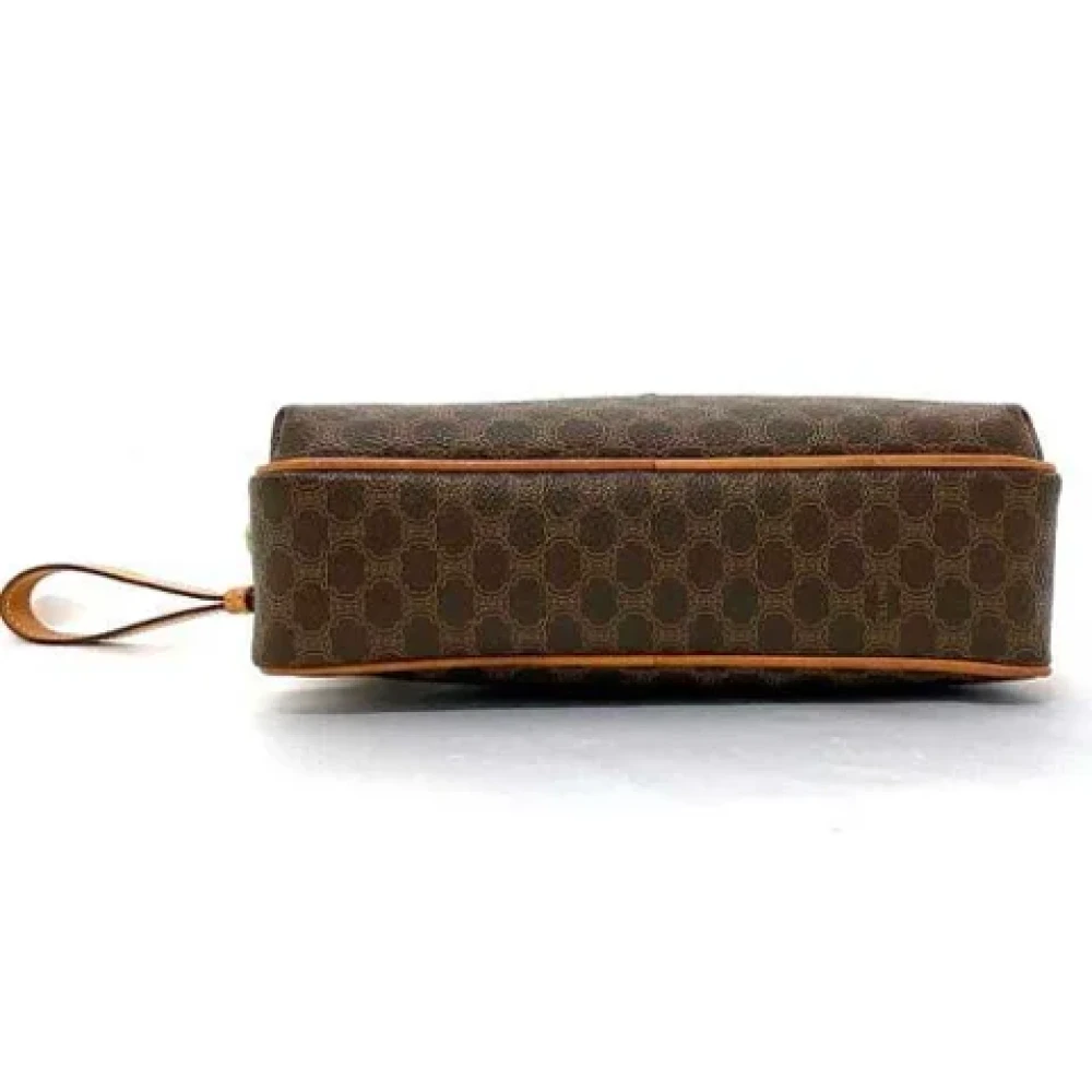 Celine Vintage Pre-owned Plastic clutches Beige Dames
