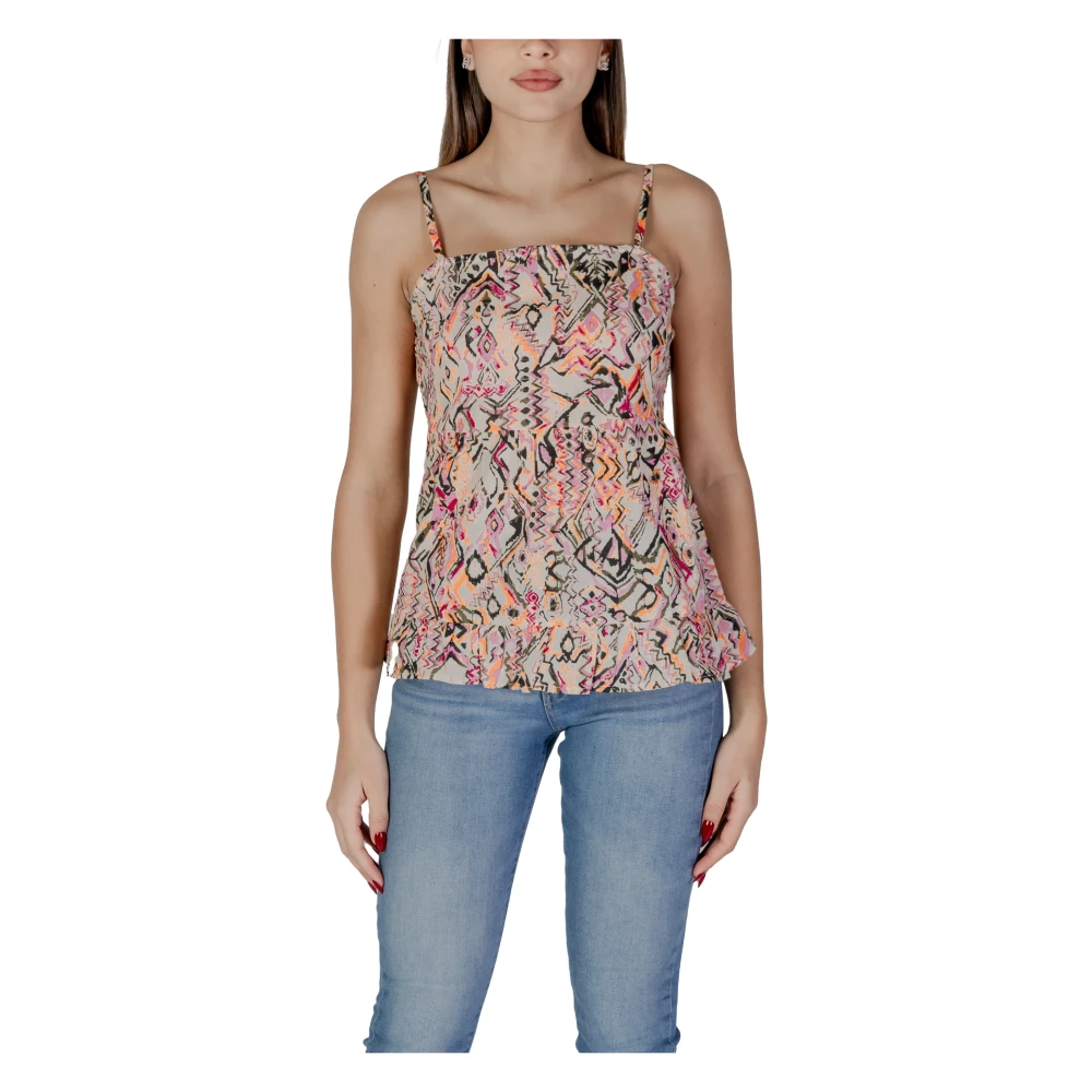 b.Young Lente Zomer Dames T-Shirts en Canvas Multicolor Dames