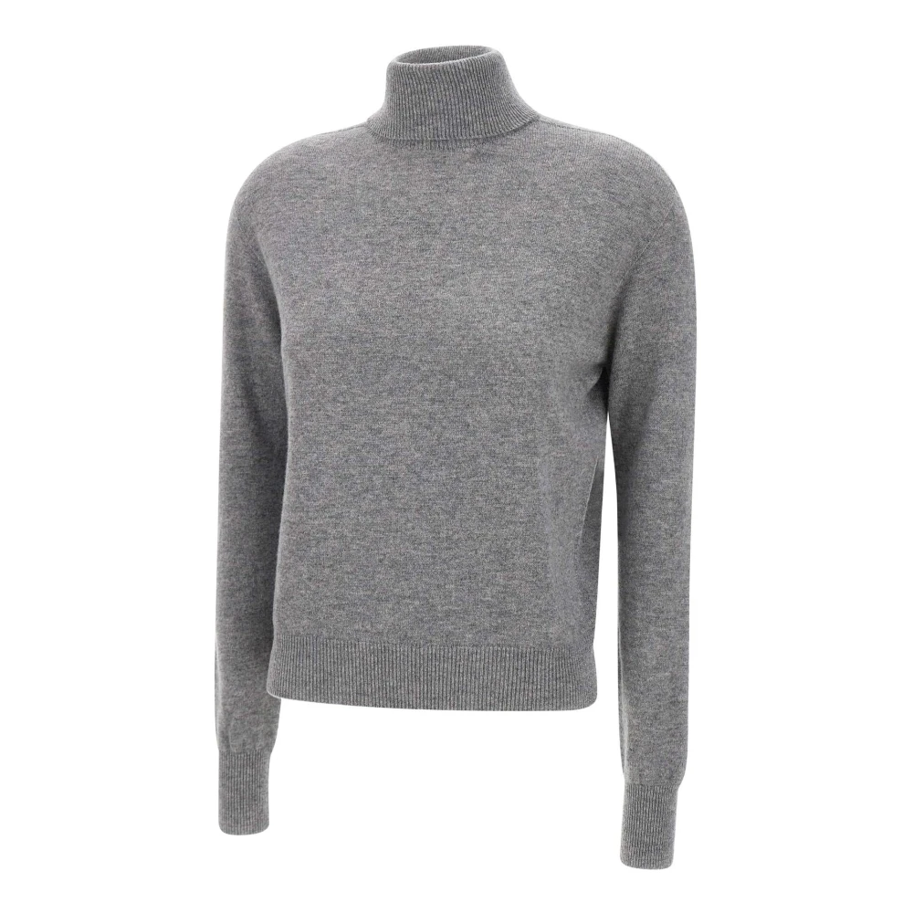 Kaos Wollen Coltrui Trui Grijs Gray Dames