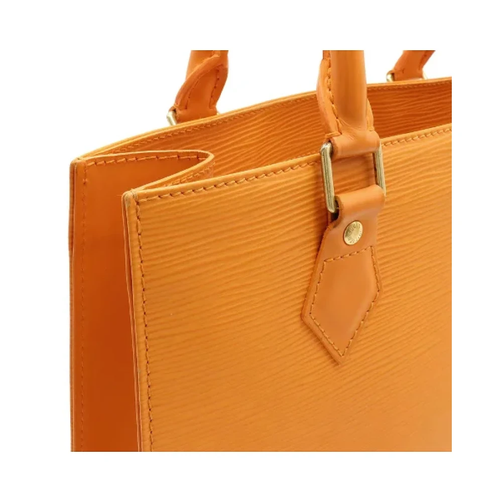 Louis Vuitton Vintage Pre-owned Leather louis-vuitton-bags Orange Dames