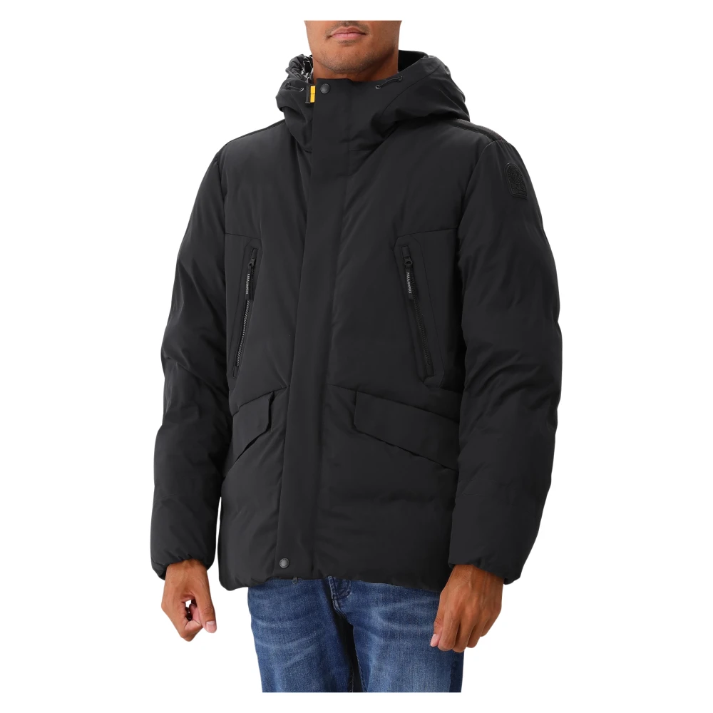 Parajumpers Men's Black Winter Jackets, L, Kazu Lightweight Jacket