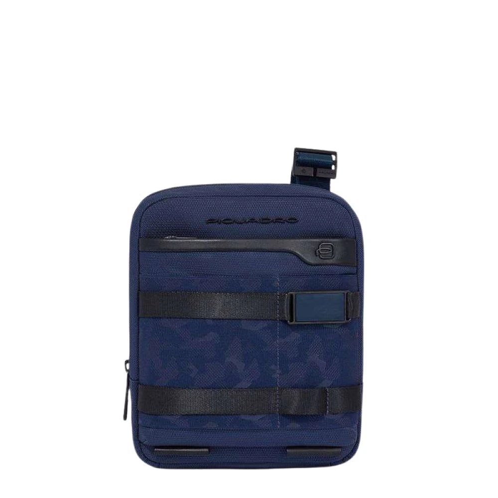 Piquadro Stijlvolle Crossbody Tas voor Dagelijks Gebruik Blue Unisex