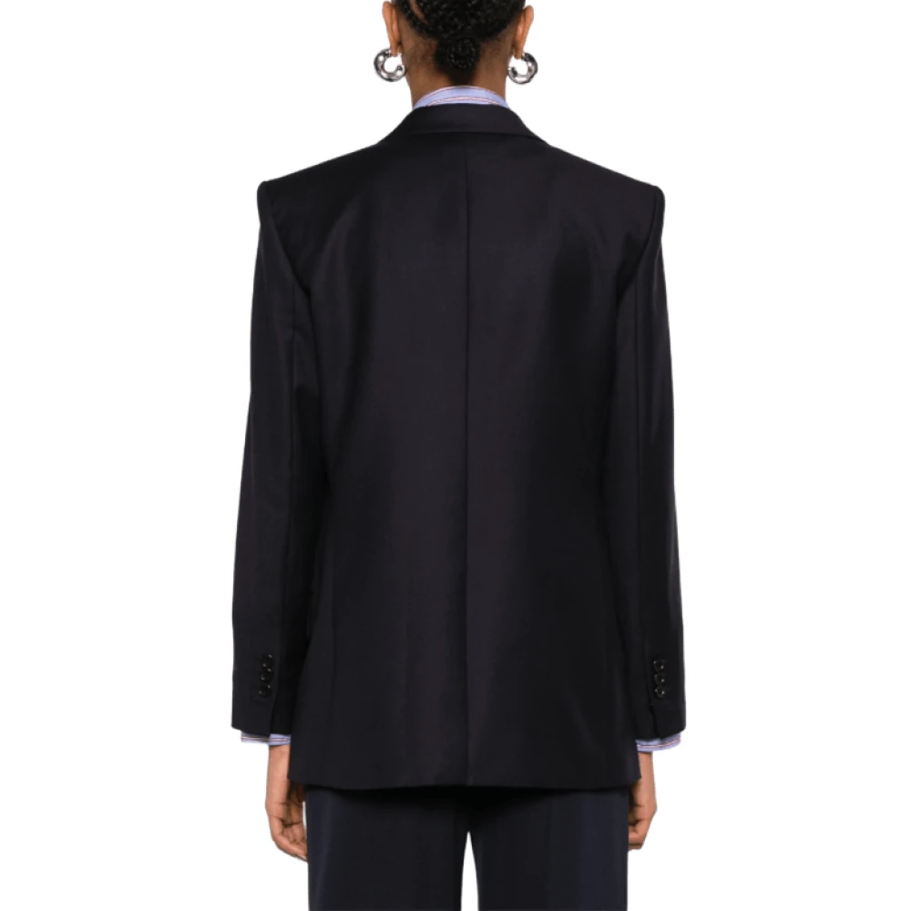 Theory Double-Breasted jas met klassieke details Blue Dames