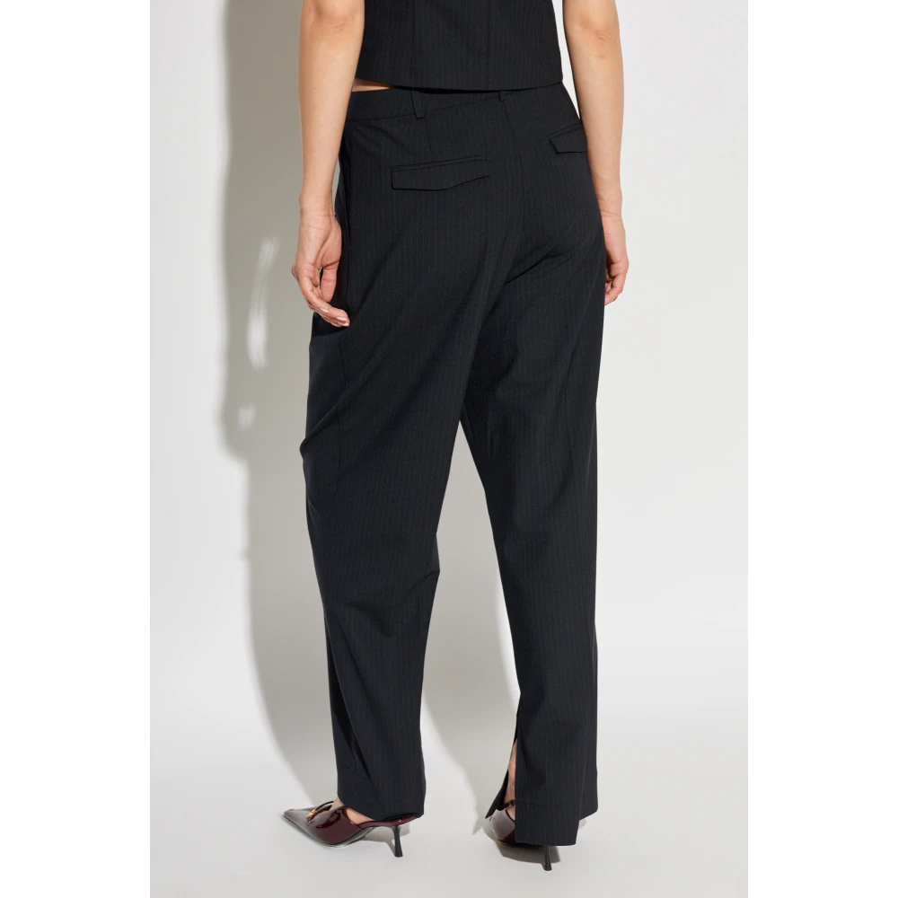 Birgitte Herskind Geplooide broek 'Rupert' Blue Dames