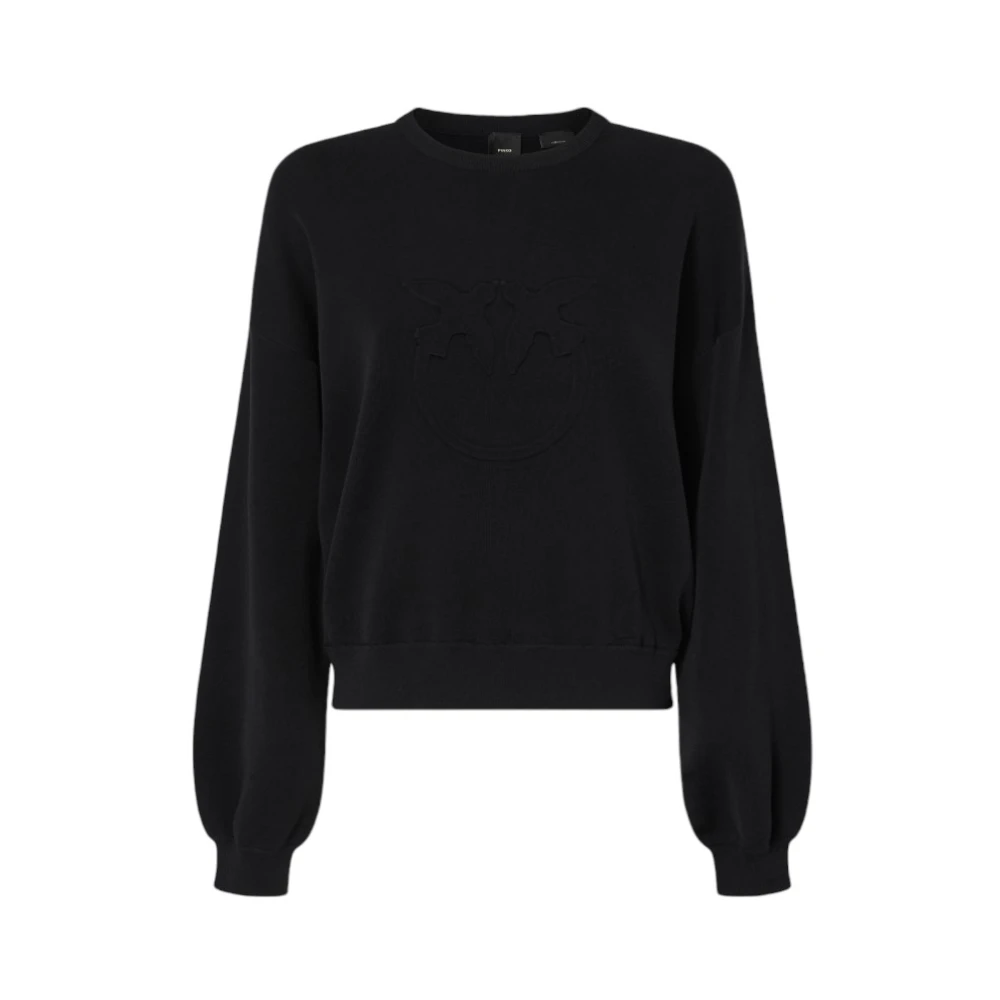 pinko Stijlvolle Gebreide Top Black Dames