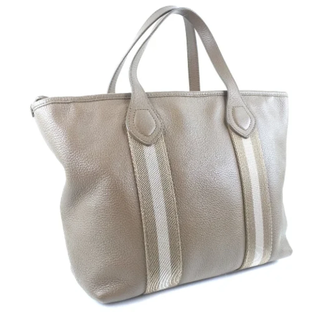 Bally Pre-owned Leather handbags Beige Dames