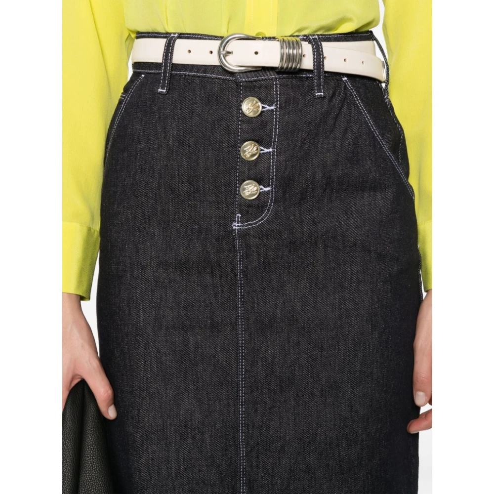 Karl Lagerfeld Denim ROK Blue Dames