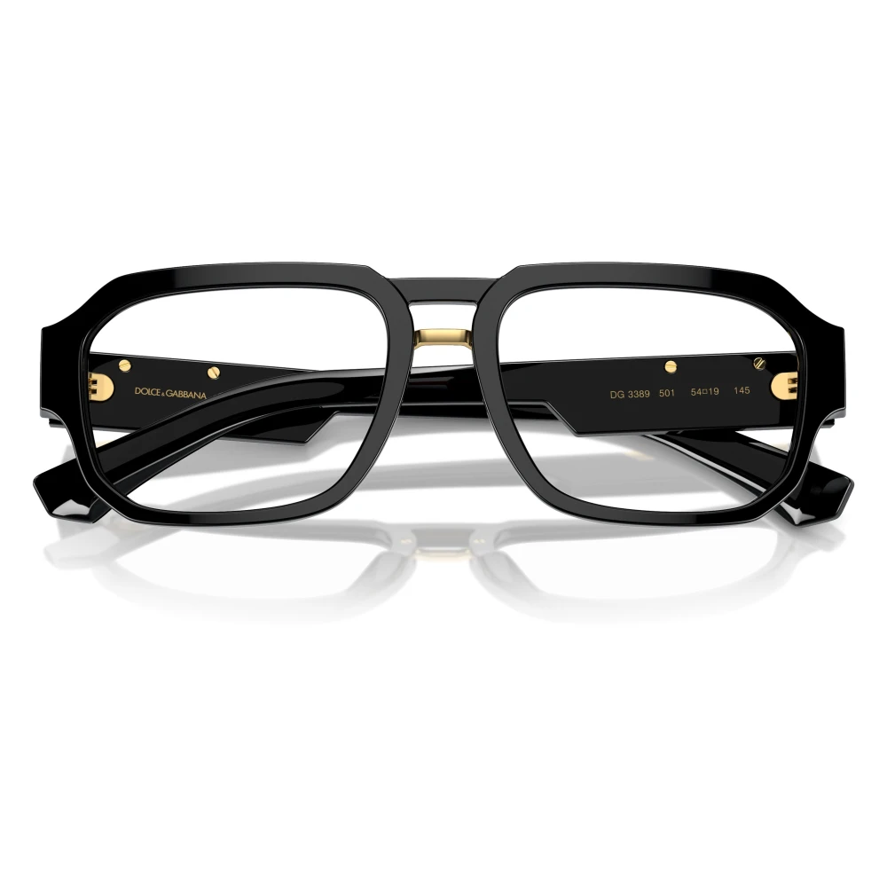 Dolce & Gabbana Unisex Black Glasses, 53 Mm, Glasses
