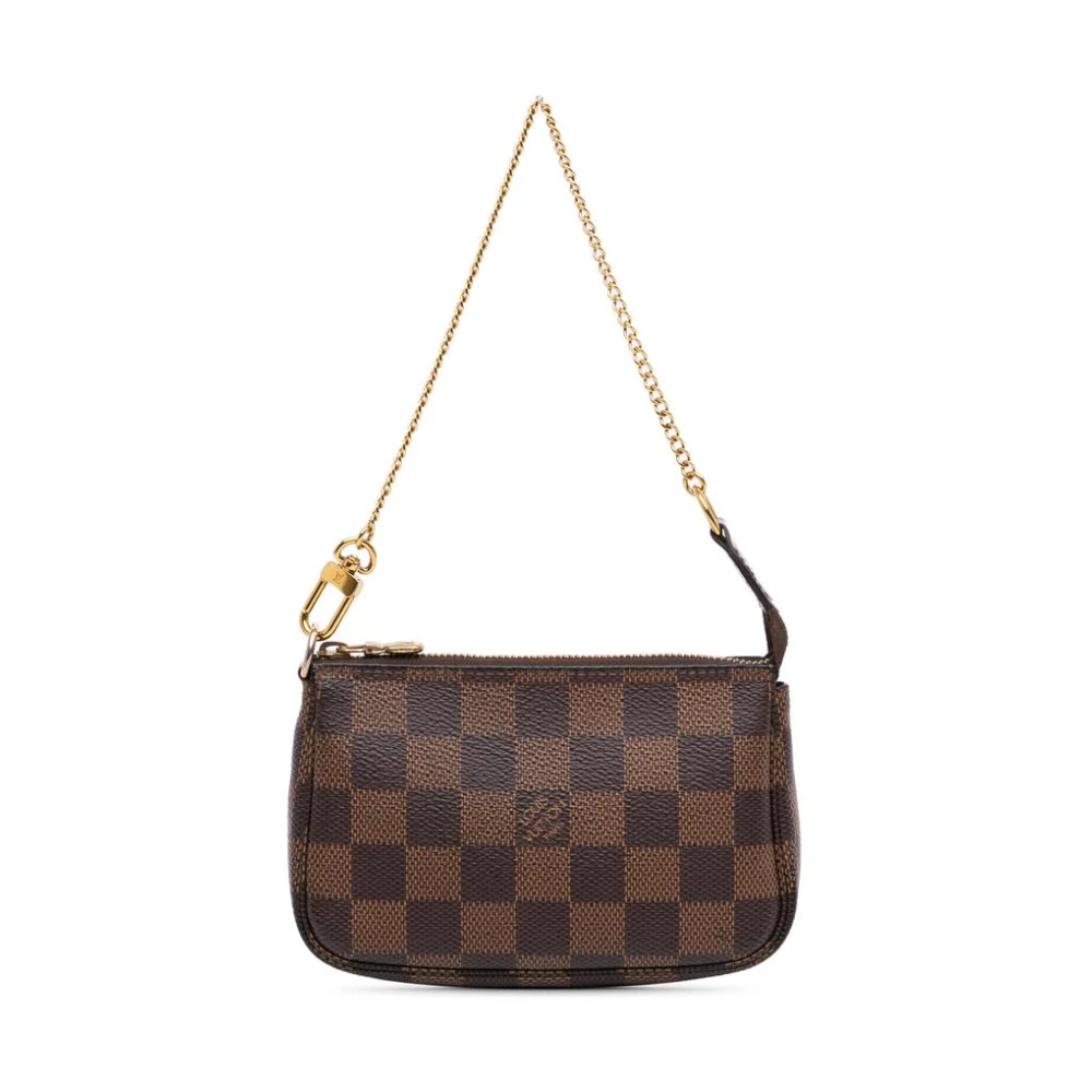 Louis Vuitton Vintage Women's Brown Pre-Owned Mini Pochette Accessoires