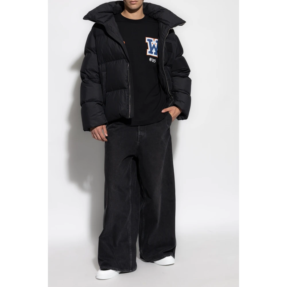 Off White Jas met logo Black Heren