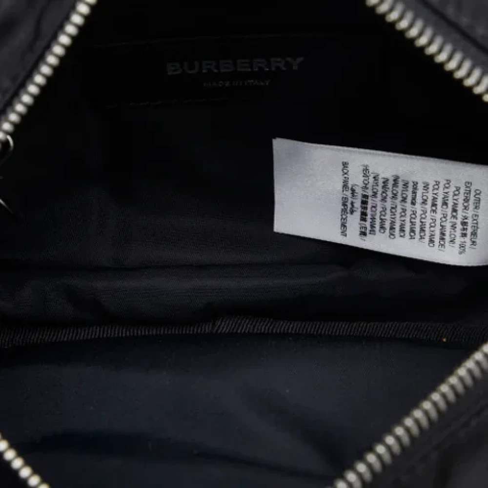 Burberry Vintage Pre-owned Fabric crossbody-bags Black Heren
