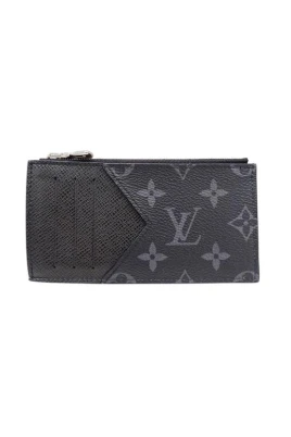 Pre-owned Monogram Eclipse Card Case
