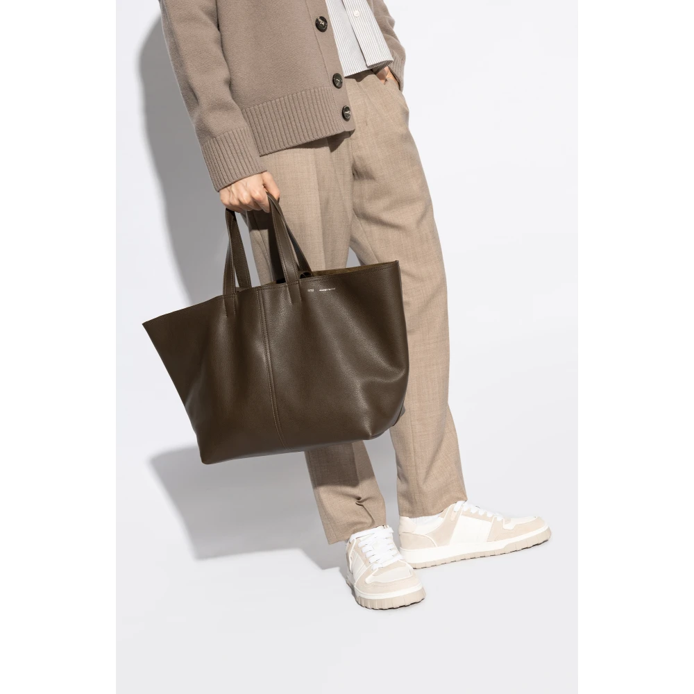 Ami Paris Tas type Shopper Brown Unisex
