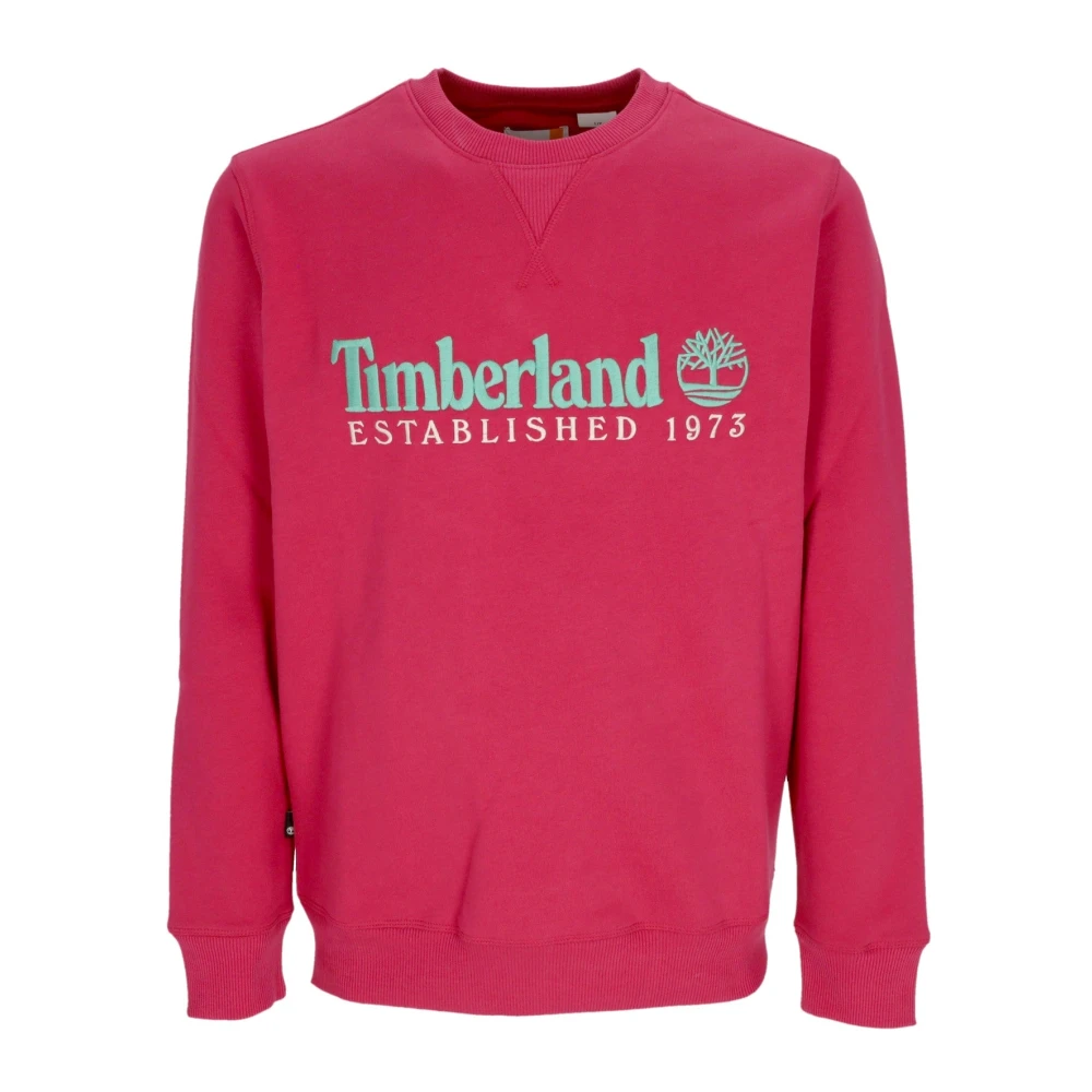 Timberland Vintage Crewneck Sweatshirt 1973 Logo Red Dames