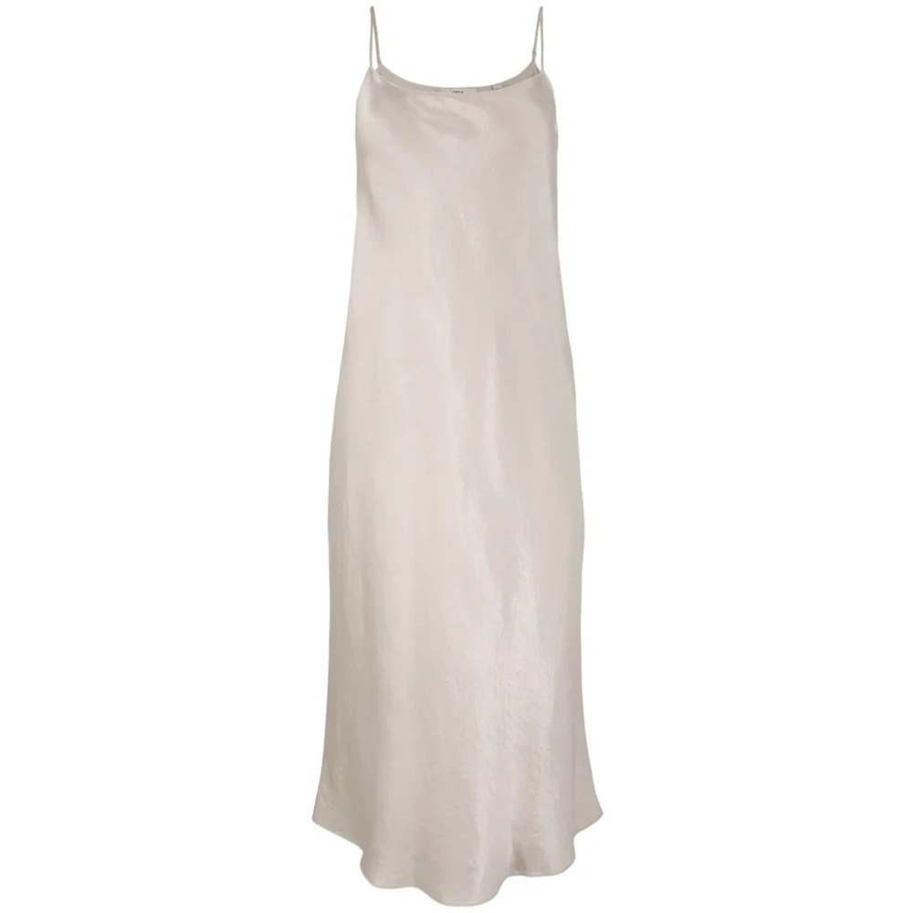 Vince Beige Maxi Casual Slip Jurk Beige Dames