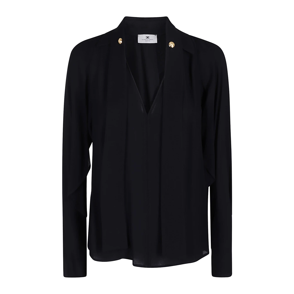 Elisabetta Franchi Stijlvolle Shirt voor Vrouwen Black Dames