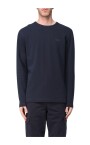pull-thermique-col-rond-bleu