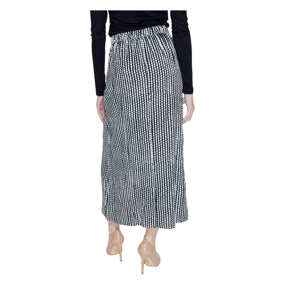 Only Geometrische Geknoopte Rok Viscose Multicolor Dames