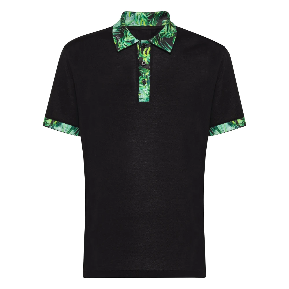 Billionaire Hombre Negro Camisetas, Talla: S