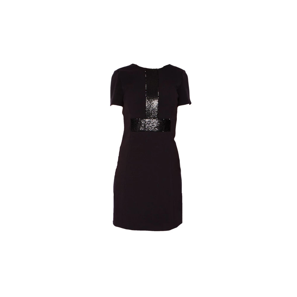 Michael Kors Zwarte Jurk Black Dames