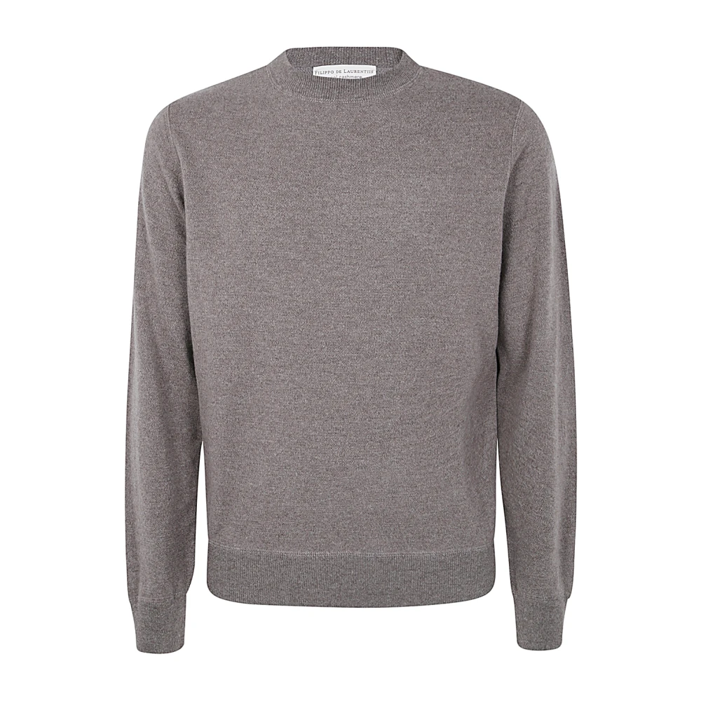 Filippo De Laurentiis Kasjmierwol Ronde Hals Sweater Brown Heren