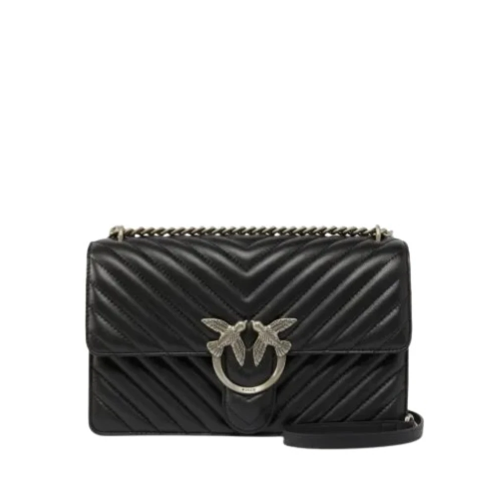 Pinko Stijlvolle Zwarte Tassen Black Dames
